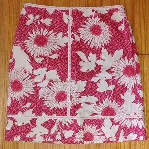 Ann Taylor Loft Lined Cotton Skirt 4P